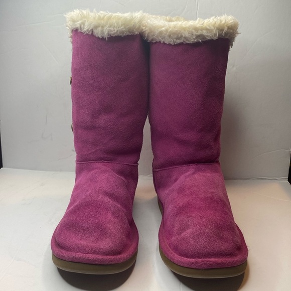 Koolaburra by Ugg Pink Suede Tall Boots - Picture 1 of 13